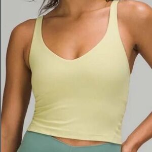 Lululemon Athletica Soft Yellow Tank Top